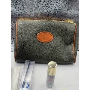 Vintage mulberry leather First Class Cosmetics Bag Travel